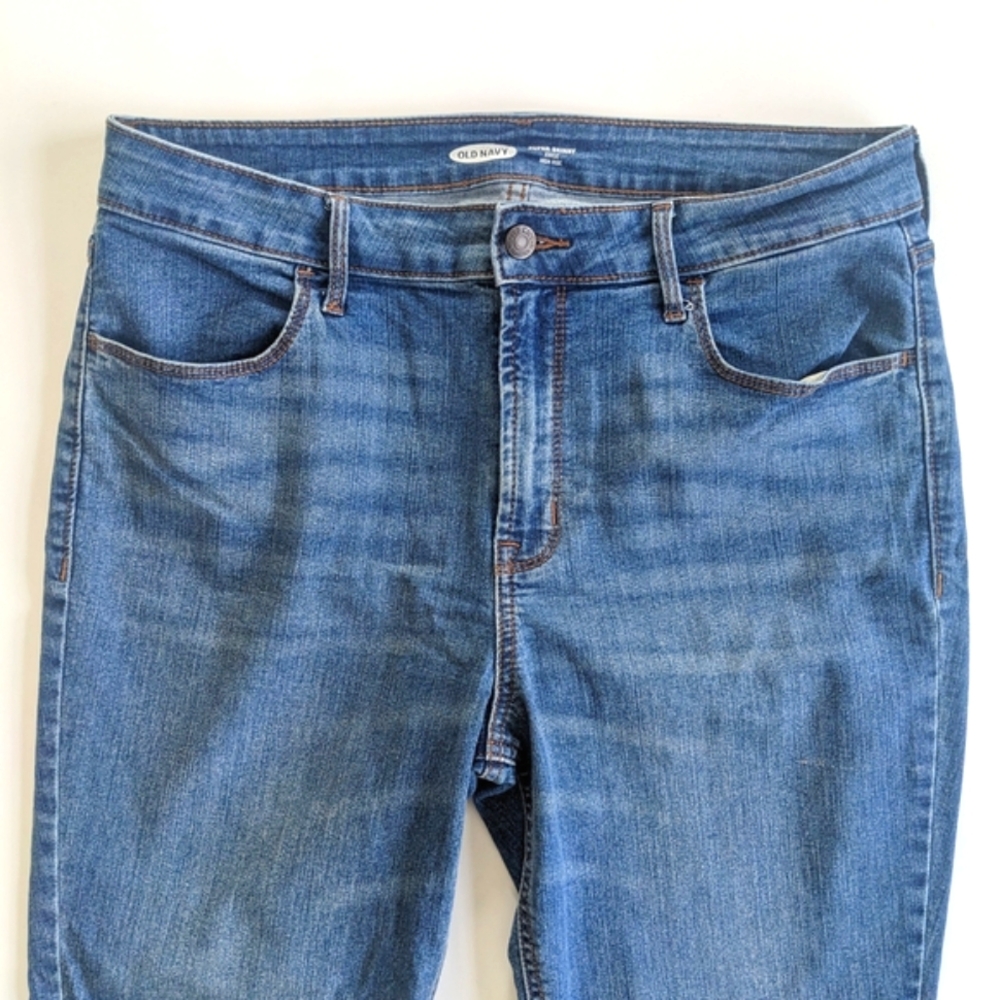 Old Navy Super Skinny Ankle High Rise Jeans - Picture 3 of 3